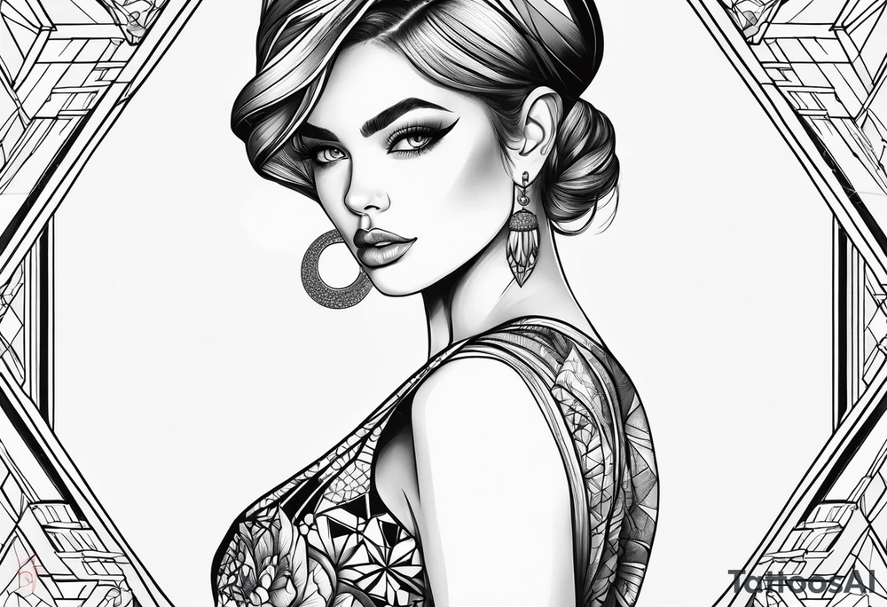 SEXUAL POSIOTOIN OF FEMALE tattoo idea