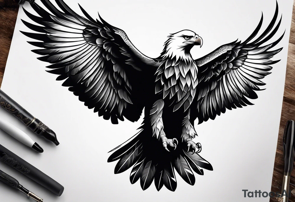 eagle tattoo idea