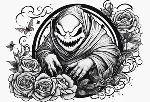 Oogie boogie with bugs tattoo idea