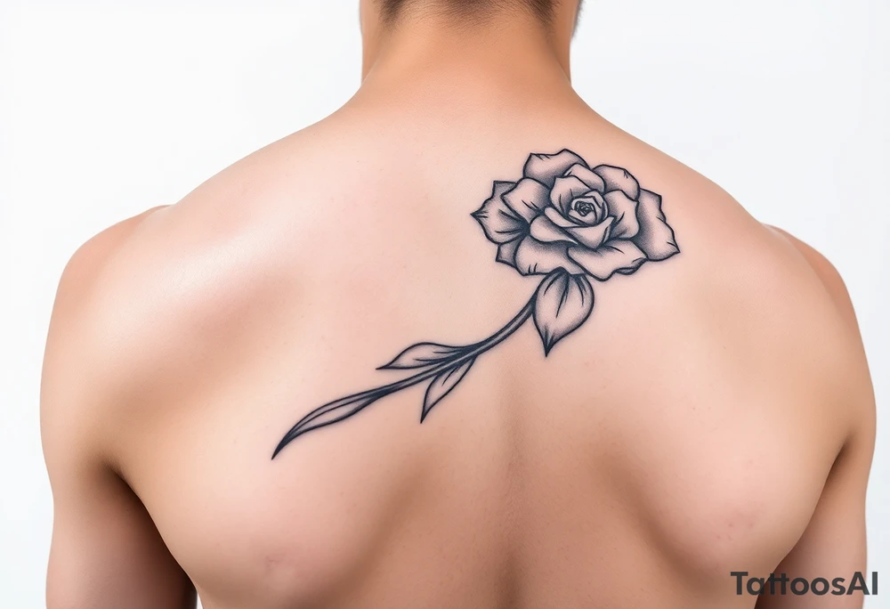 Simple minimalist feminine tattoo small line art on arm tattoo idea