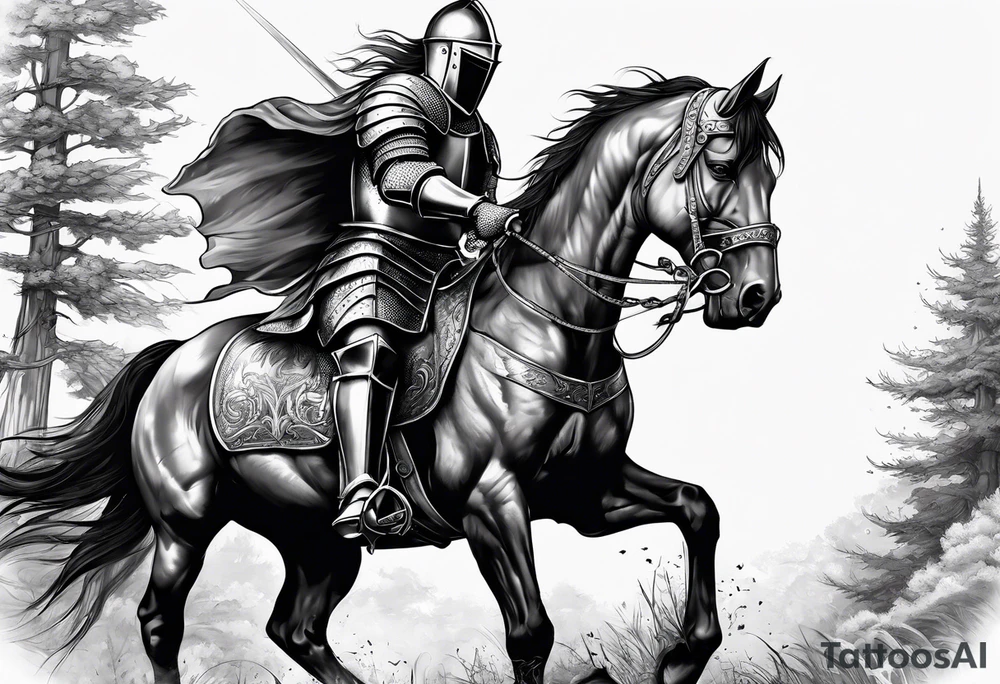 Knight tattoo idea