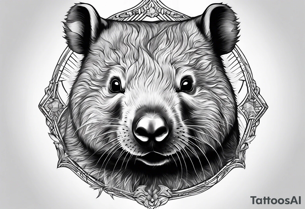 wombat tattoo idea