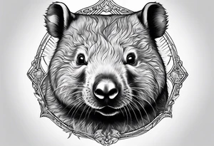 wombat tattoo idea