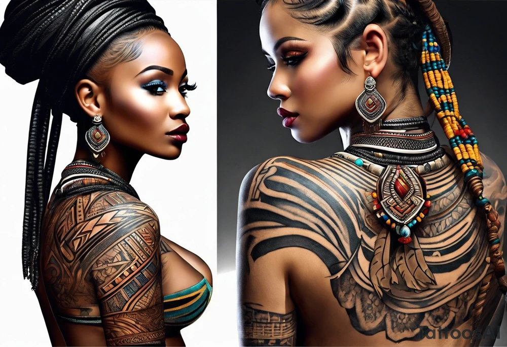 africa tattoo idea