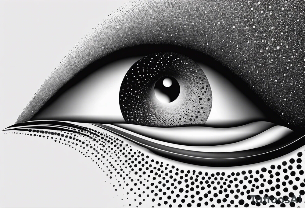 wormhole deformation of space tattoo idea