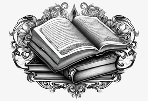 HOLY BOOKS tattoo idea