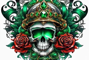 Emerald tattoo idea