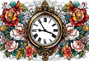 ✞God and time tattoo idea
