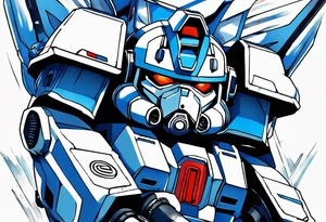 Gouf Mobile Suit tattoo idea