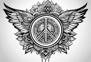 mindfulness peace freedom tattoo idea