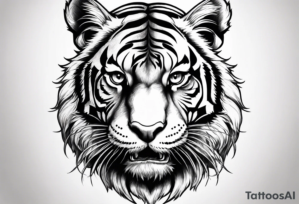 Little Tiger singing tattoo idea