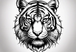 Little Tiger singing tattoo idea