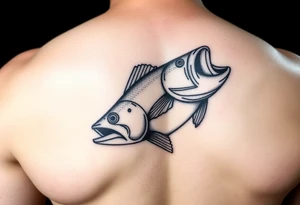 Hombre pescando tattoo idea