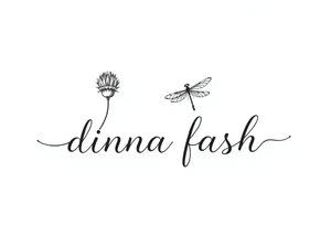 minimalist for hand thistle with dragonfly text : dinna fash tattoo idea