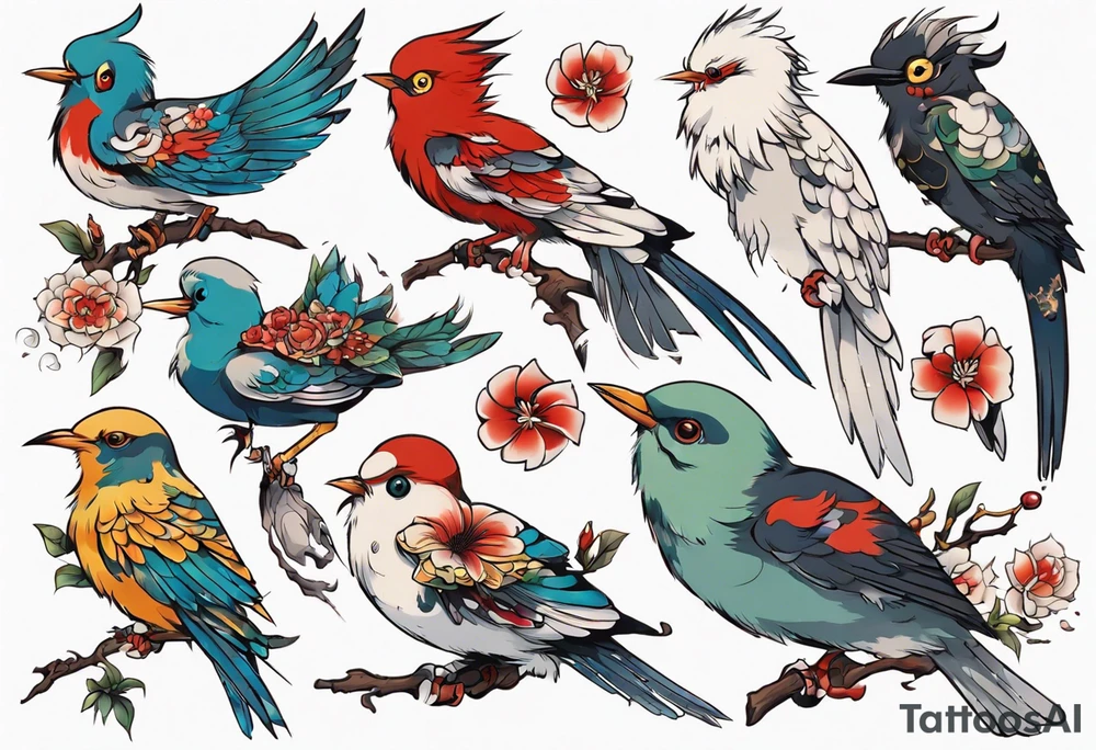 bird, cannot change tattoo idea