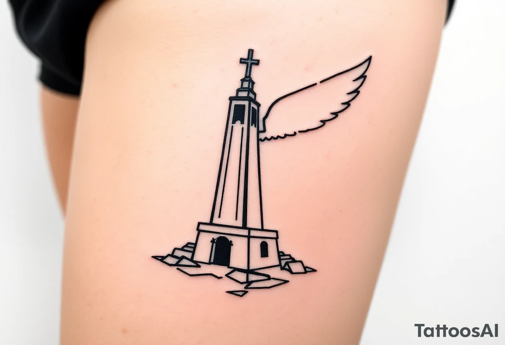 Angel of the north Gateshead tattoo idea