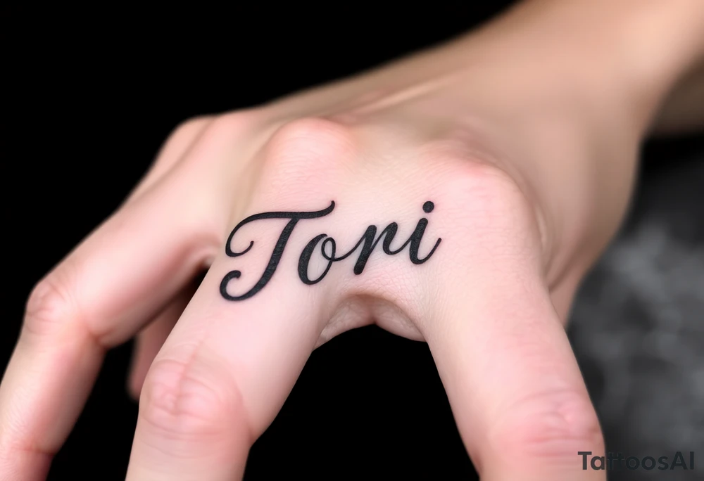 the name Tori with a sexy crown tattoo idea