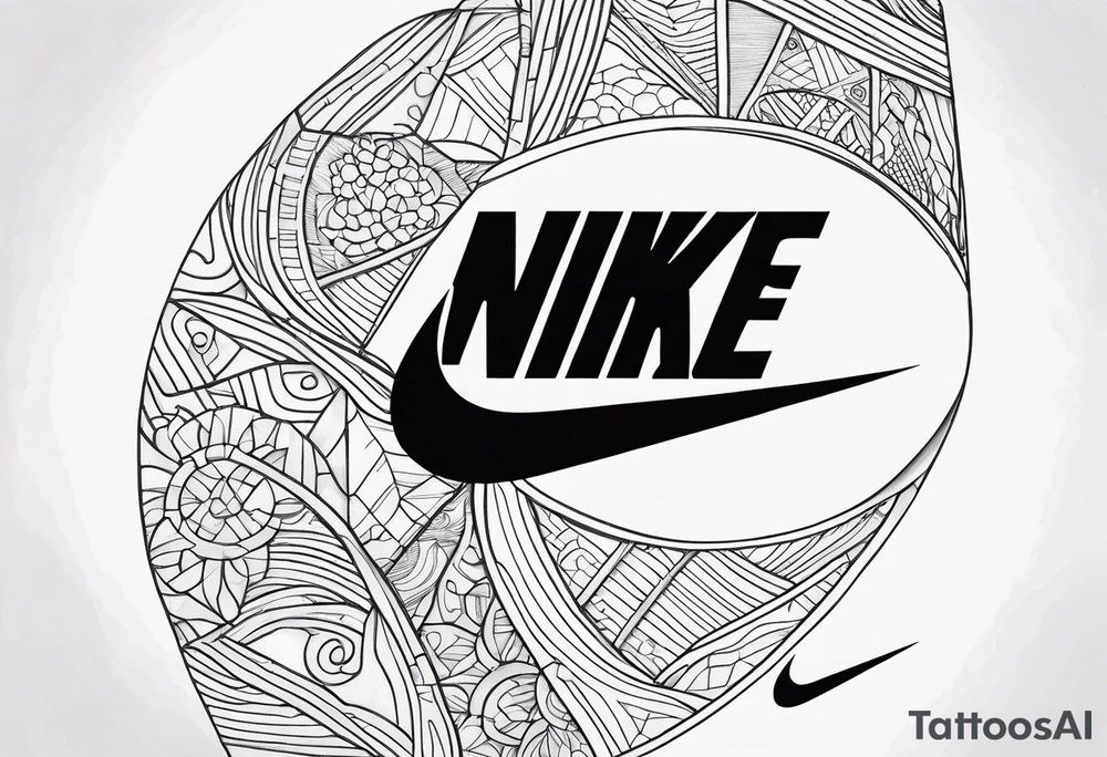 nike logo tattoo idea