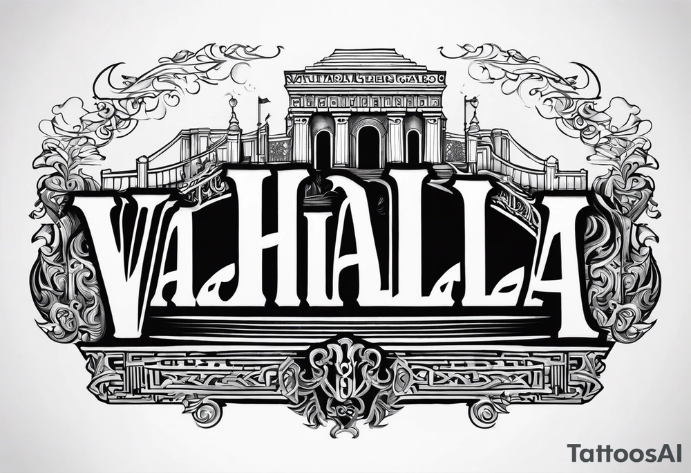 Valhalla steps gates tattoo idea