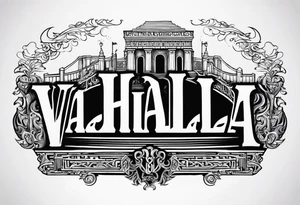 Valhalla steps gates tattoo idea