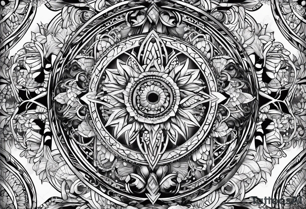 Molecules tattoo idea