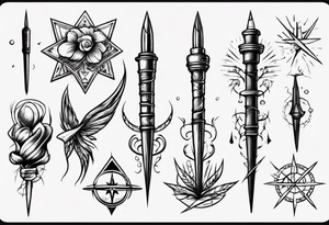 Needle tattoo idea