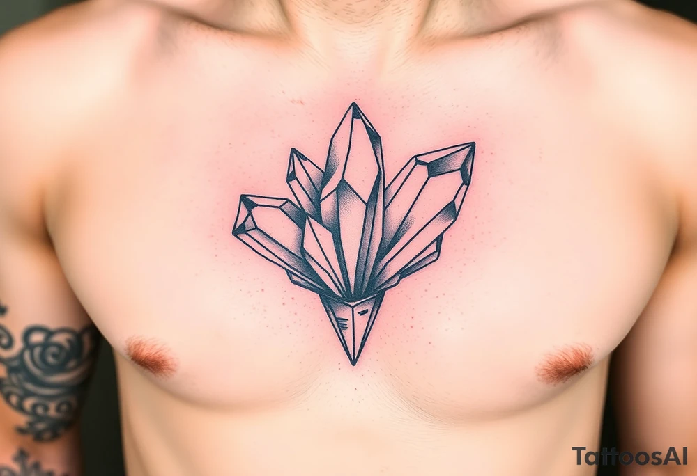 Crystal tattoo idea
