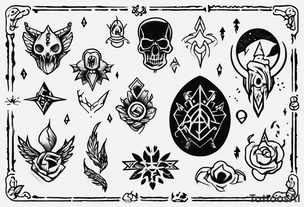 small tattoo on finger tattoo idea