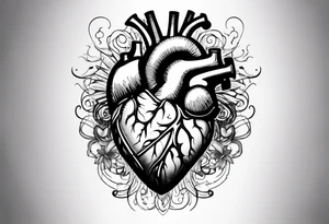 EXPLODING HEART tattoo idea