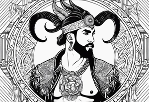 Trans man, Capricorn, puerto rico tattoo idea