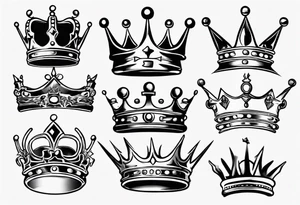 crown tattoo idea