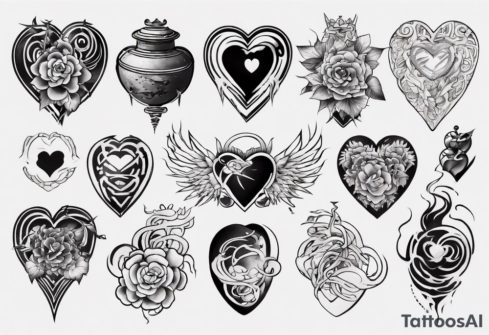 Heart tattoo idea