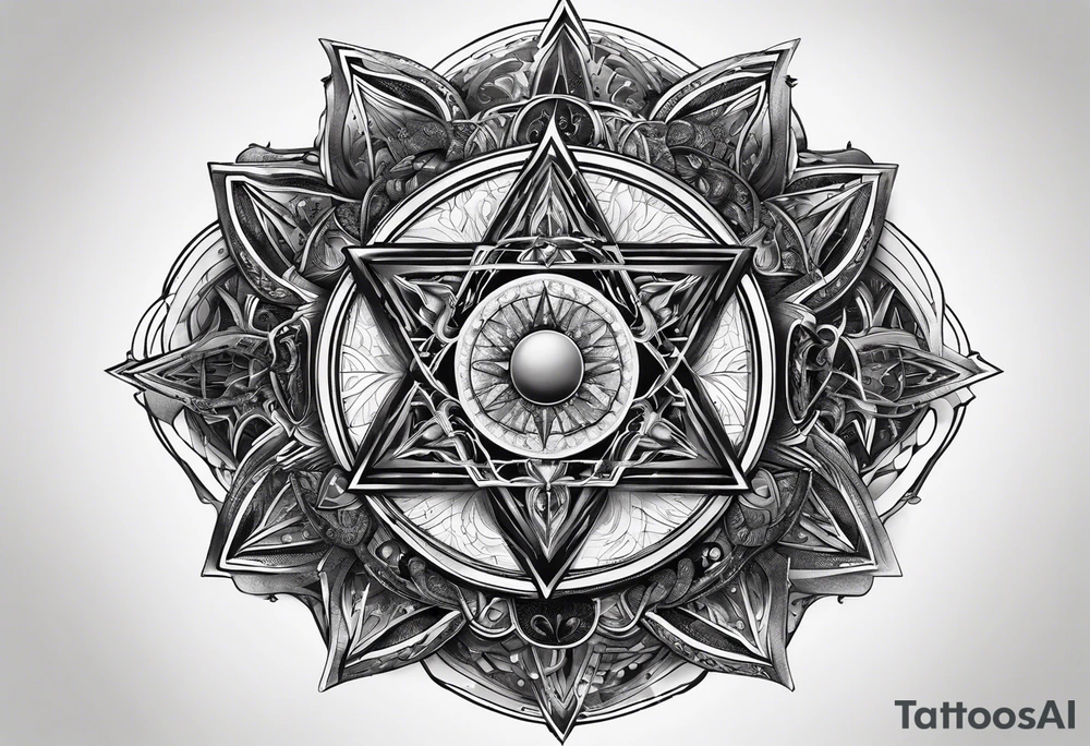 Metatron's cube, toroid tattoo idea