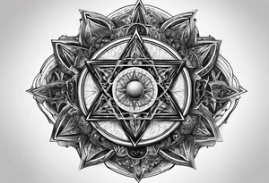 Metatron's cube, toroid tattoo idea