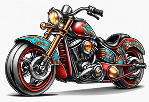 Roller derby girl tattoo idea
