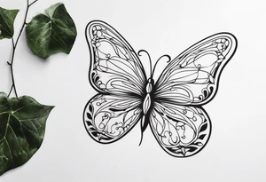 Butterfly, Ivy tattoo idea