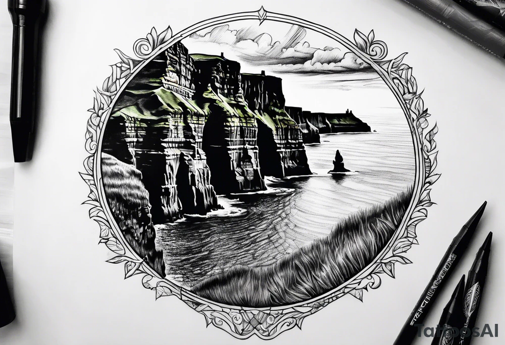 Cliffs of Moher tattoo idea