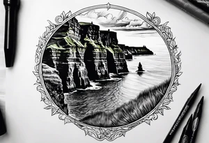 Cliffs of Moher tattoo idea