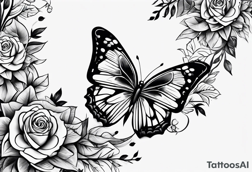 the number 5 tattoo idea