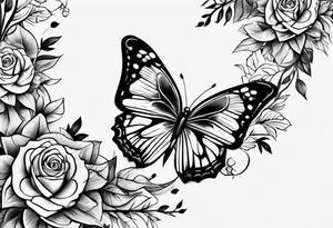 the number 5 tattoo idea