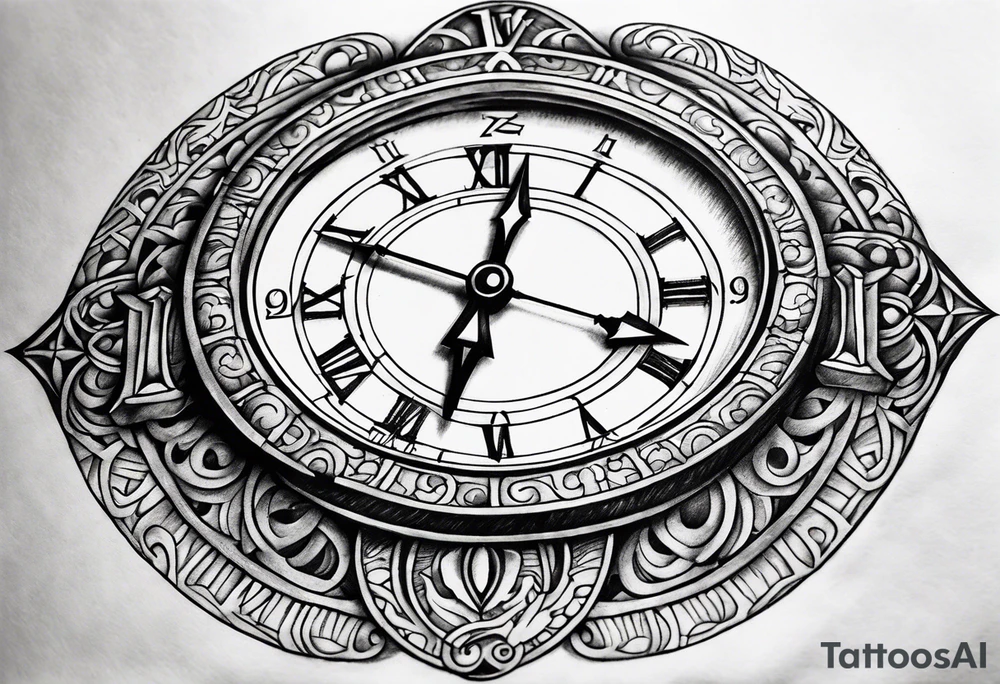 Roman numeral 1955 tattoo idea