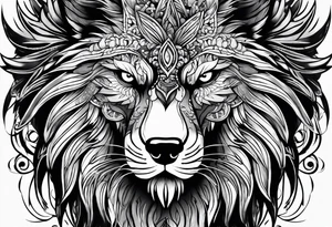 Wolfe angry tattoo idea