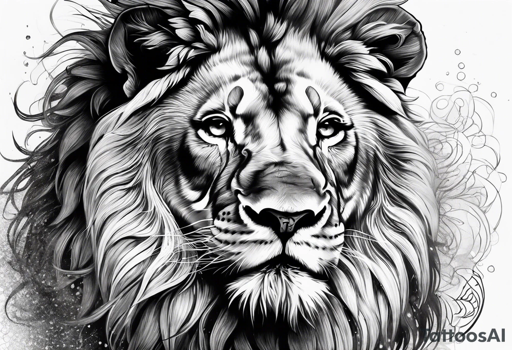Lion tattoo idea