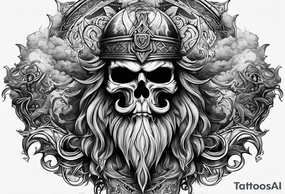 Valhalla mist fog tattoo idea