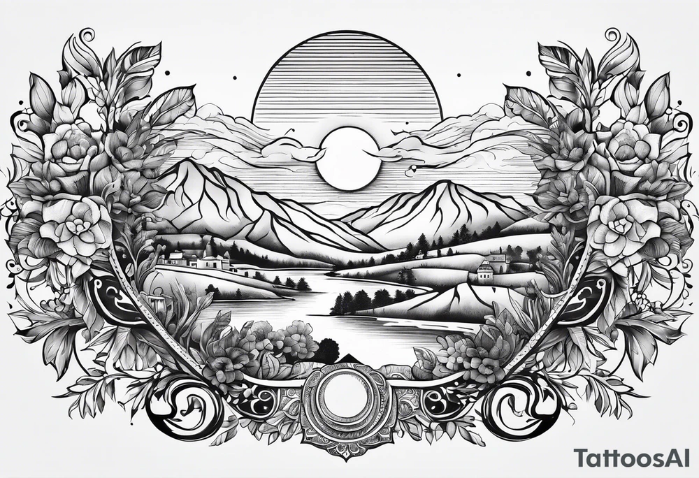 fine line greek tattoo tattoo idea
