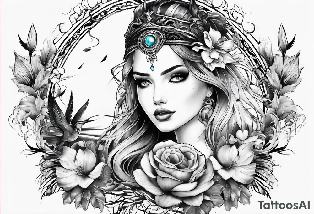 Leg tattoo
Tresure chest

Underwater tattoo idea