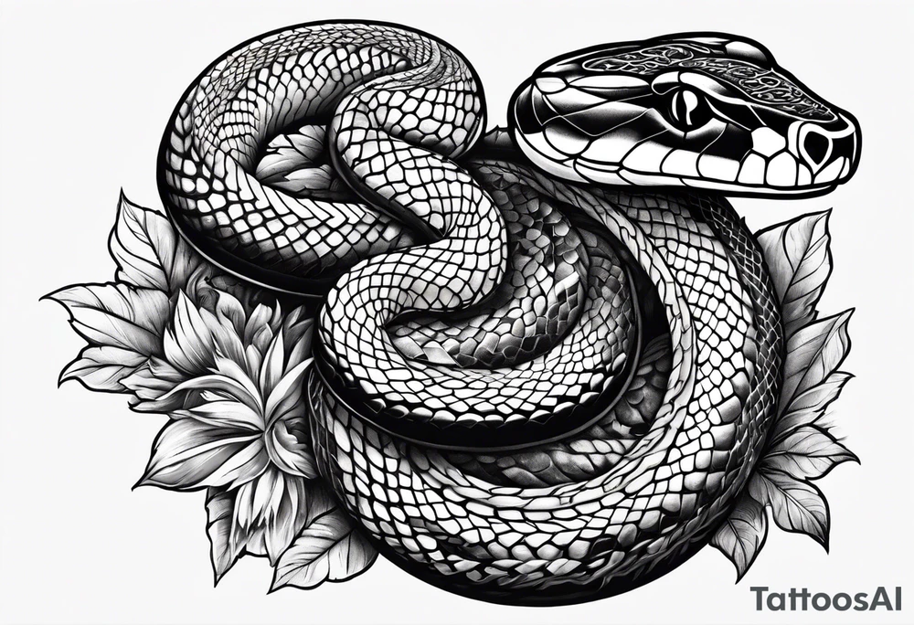 Snake on forefarm tattoo tattoo idea
