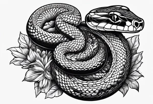 Snake on forefarm tattoo tattoo idea