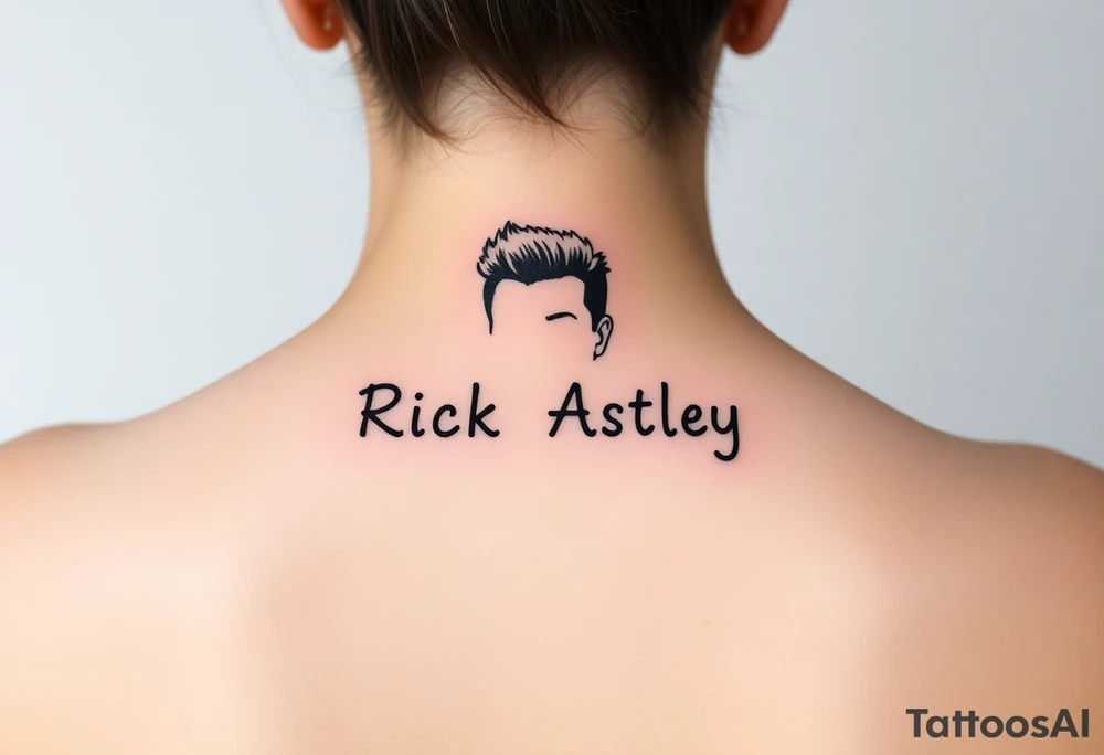 Rick Astley meme tattoo idea