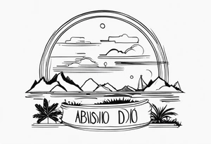 Frase abaixo do seio tattoo idea